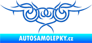 Samolepka Tetování 059 3D karbon modrý