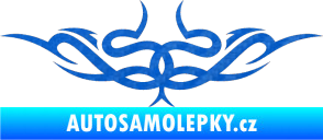 Samolepka Tetování 061 3D karbon modrý