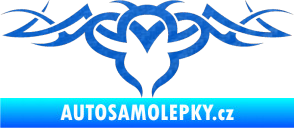 Samolepka Tetování 062 3D karbon modrý