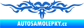 Samolepka Tetování 069 3D karbon modrý