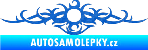 Samolepka Tetování 071 3D karbon modrý
