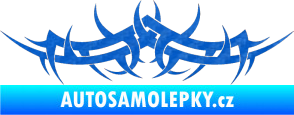 Samolepka Tetování 078 3D karbon modrý