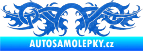 Samolepka Tetování 079 3D karbon modrý