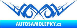 Samolepka Tetování 084 3D karbon modrý