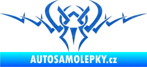 Samolepka Tetování 088 3D karbon modrý