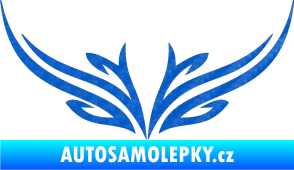 Samolepka Tetování 091 3D karbon modrý