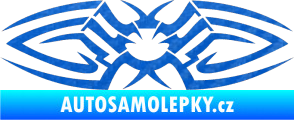 Samolepka Tetování 095 3D karbon modrý