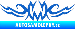 Samolepka Tetování 096 3D karbon modrý