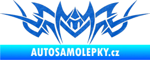 Samolepka Tetování 101 3D karbon modrý