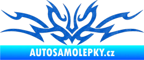 Samolepka Tetování 102 3D karbon modrý