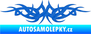 Samolepka Tetování 108 3D karbon modrý