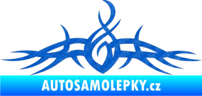 Samolepka Tetování 110 3D karbon modrý