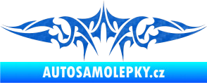 Samolepka Tetování 120 3D karbon modrý