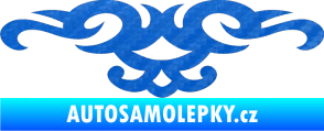 Samolepka Tetování 135 3D karbon modrý