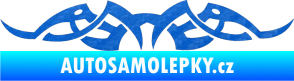 Samolepka Tetování 141 3D karbon modrý