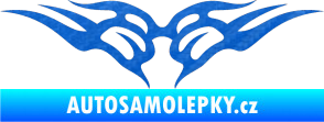 Samolepka Tetování 146 3D karbon modrý