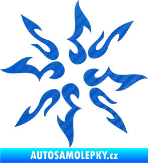 Samolepka Tetování 159 3D karbon modrý