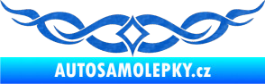 Samolepka Tetování 179 3D karbon modrý