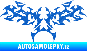 Samolepka Tetování 201 3D karbon modrý