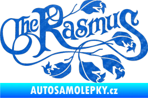 Samolepka The Rasmus 3D karbon modrý