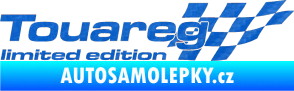 Samolepka Touareg limited edition pravá 3D karbon modrý