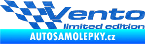 Samolepka Vento limited edition levá 3D karbon modrý
