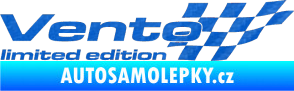 Samolepka Vento limited edition pravá 3D karbon modrý