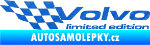 Samolepka Volvo limited edition levá 3D karbon modrý