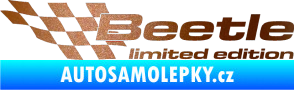 Samolepka Beetle limited edition levá měděná metalíza