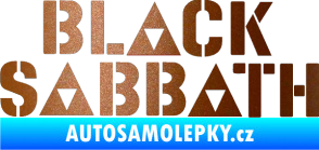 Samolepka Black Sabbath 001 měděná metalíza