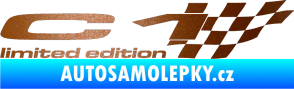 Samolepka C1 limited edition pravá měděná metalíza
