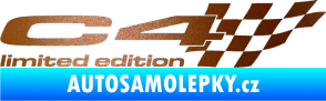 Samolepka C4 limited edition pravá měděná metalíza