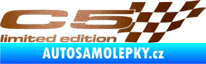 Samolepka C5 limited edition pravá měděná metalíza