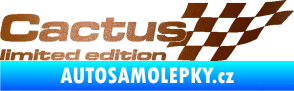 Samolepka Cactus limited edition pravá měděná metalíza