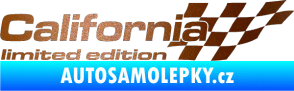 Samolepka California limited edition pravá měděná metalíza