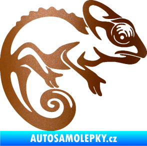 Samolepka Chameleon 002 pravá měděná metalíza