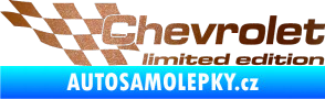 Samolepka Chevrolet limited edition levá měděná metalíza