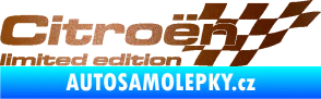 Samolepka Citroen limited edition pravá měděná metalíza