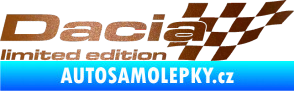 Samolepka Dacia limited edition pravá měděná metalíza