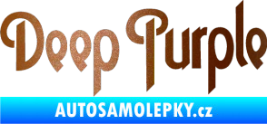 Samolepka Deep Purple měděná metalíza