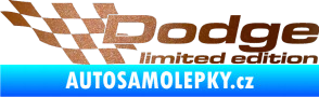 Samolepka Dodge limited edition levá měděná metalíza