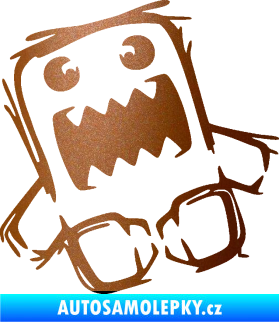 Samolepka Domo 009 levá crazy měděná metalíza