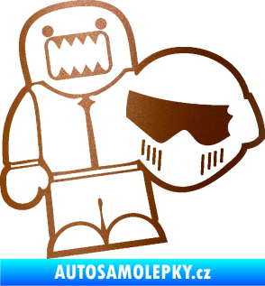 Samolepka Domo 015 levá  Stig měděná metalíza