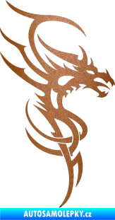 Samolepka Dragon 017 pravá měděná metalíza