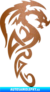 Samolepka Dragon 018 pravá měděná metalíza
