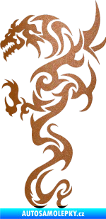 Samolepka Dragon 019 levá měděná metalíza