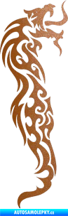 Samolepka Dragon 023 pravá měděná metalíza