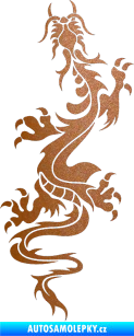 Samolepka Dragon 028 levá měděná metalíza