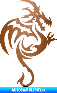 Samolepka Dragon 035 pravá měděná metalíza