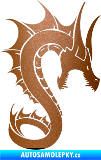 Samolepka Dragon 041 pravá měděná metalíza